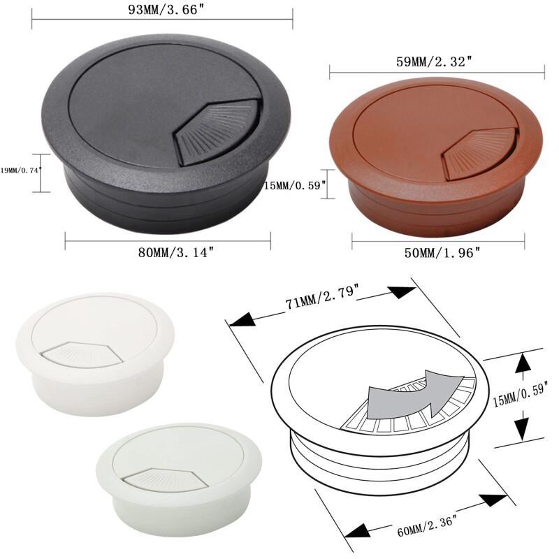 Cubierta de orificio para Cabl - Office Furniture Layout reseña y precio