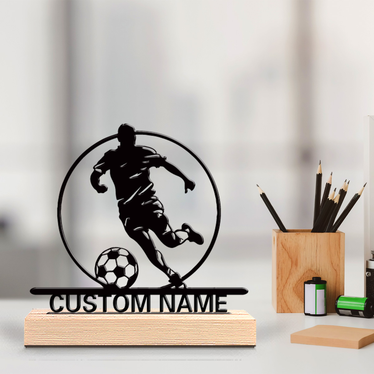 Estatua Metálica Personalizada - Office Furniture Layout reseña y precio