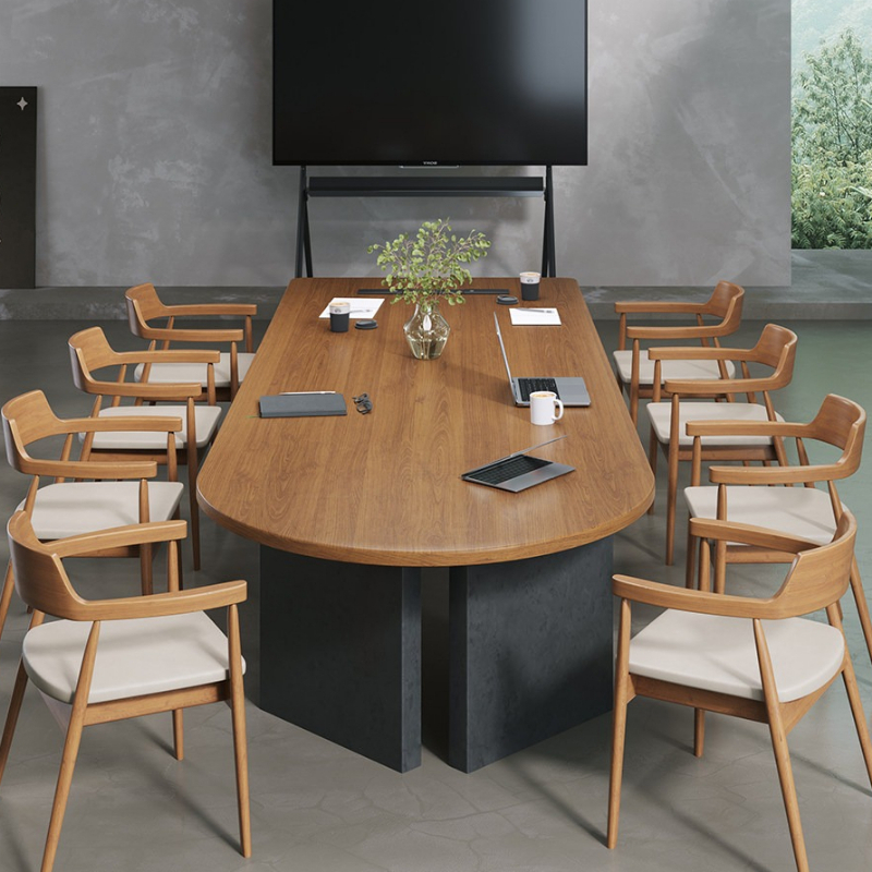 Mesa de conferencias semicircu - Office Furniture High End reseña y precio